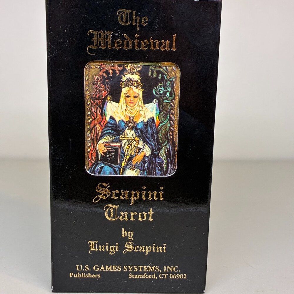 The Medieval Scapini Tarot • Luigi Scapini VinTagE 1985 US Games BRAND NEW